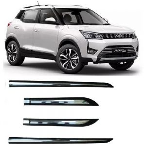 Door Side Beading For XUV300  - Silver & Black